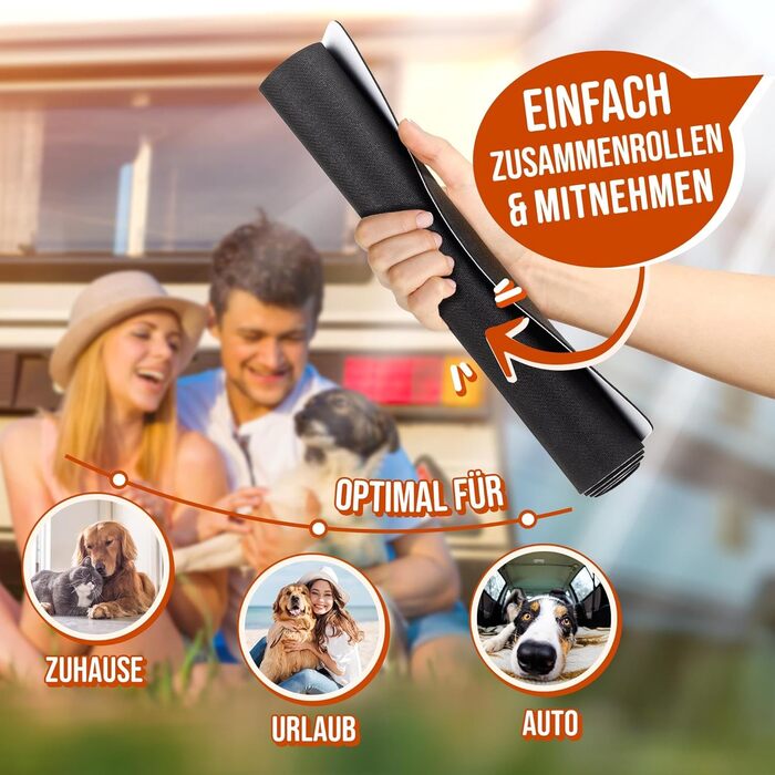 Персоналізована килимок для годування собак та котів з фото та ім'ям - PR Print, 60 x 35 см, миючий, неслизький