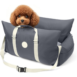 Автокрісло для тварин Booster: 2 шт. для собак та котів середніх та великих порід. З безпечними ременями та кишенями.