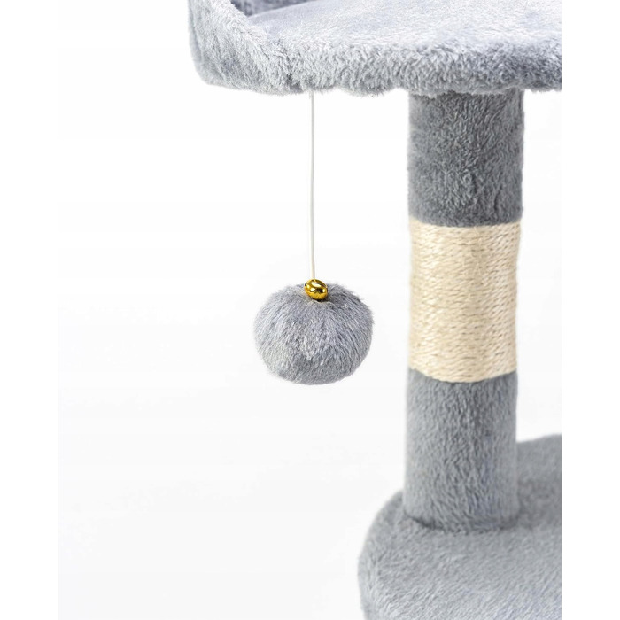 Високий когтеточка-комплекс із лежаком, стовп для дряпання 101-160 см