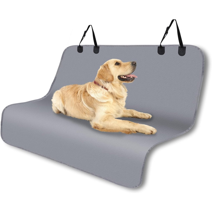 Чохли на сидіння для собак Nobleza: водонепроникні, зносостійкі, універсальні, 140x110 см (Сірий)