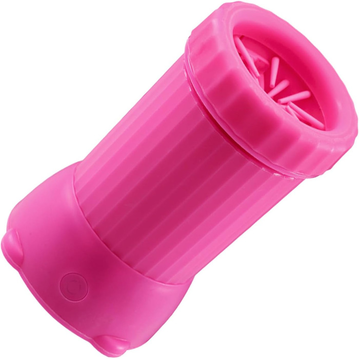 Автоматичний очищувач лап для собак, USB-зарядка, для дому, середні та великі породи, цуценята, зелений (рожевий)