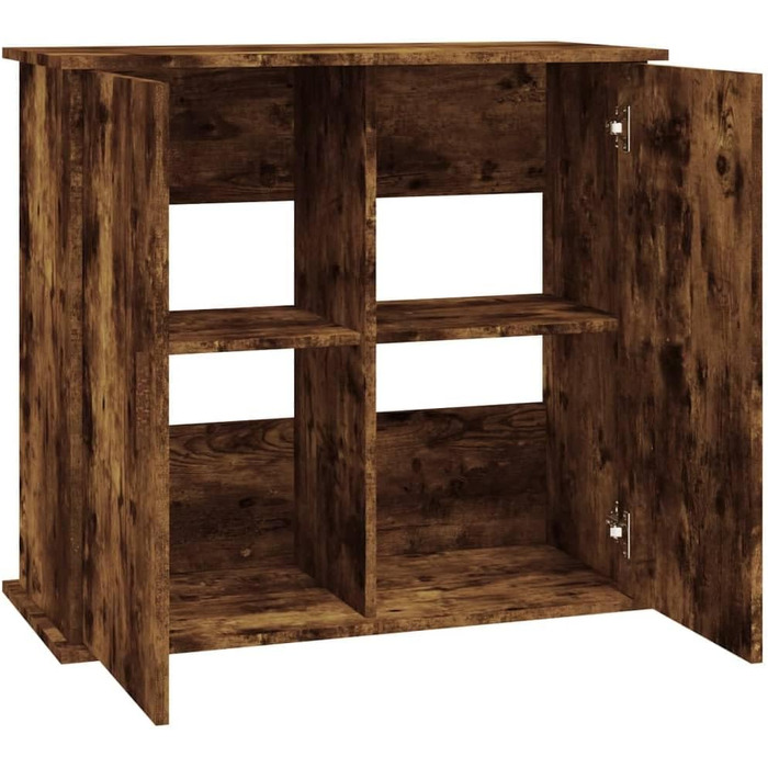Тумба для акваріума ZEYUAN з ДСП, копчена дубова, 81x36x73 см, підставка та шафа для акваріума