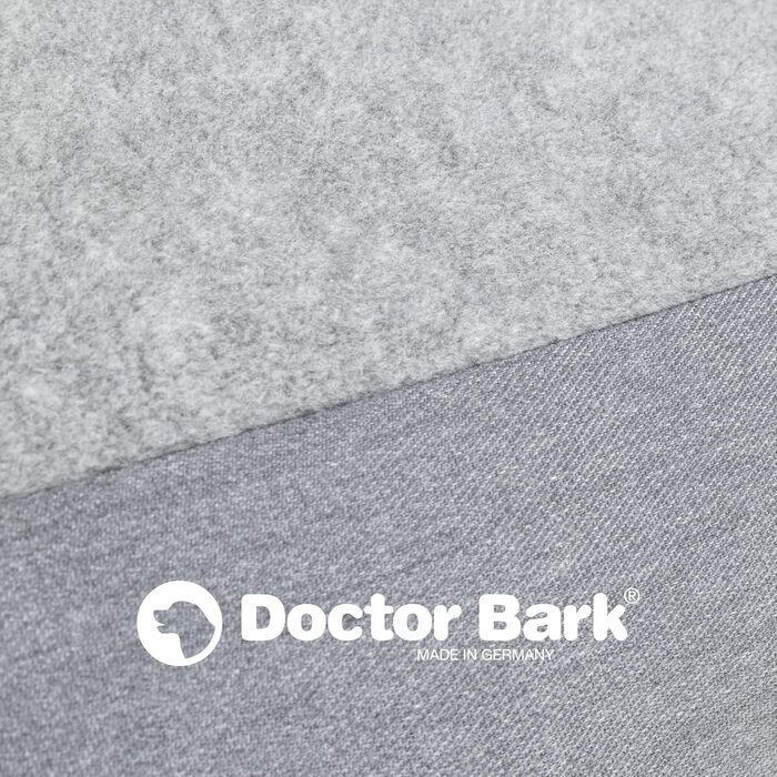 М'яке ліжко для собак середнього розміру GreenLabel - зручне, миється, 88x60 см, світло-сірий колір