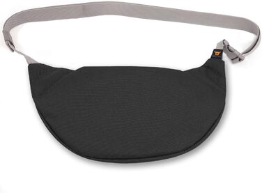 Сумка для ласощів для собак з персональним ім'ям | Сумка для дресирування собак | Чорний/Світло-блакитний