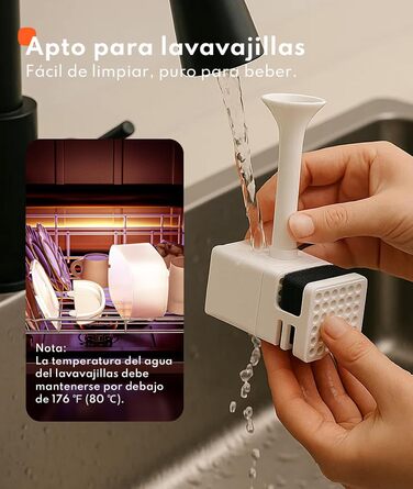 Фонтанчик для котів Homerunpet: тихий, 2.5л, бездротовий, з професійним фільтром, миється у посудомийній машині