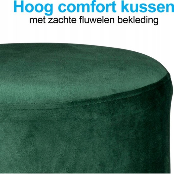 Лежак-пуф для котів Maxxpro на ніжках, будинок-кошик із зеленого оксамиту