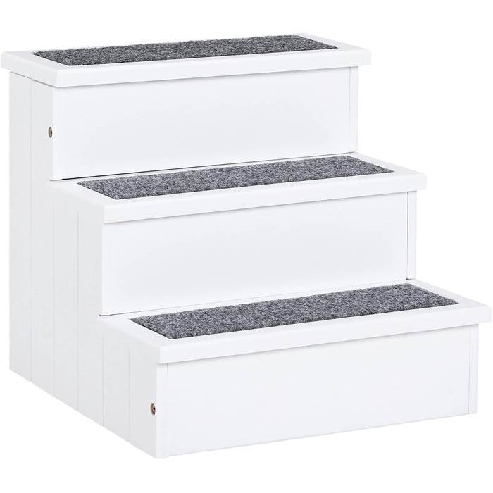 Сходи для собак PawHut 40,5x44,5x38 см білі