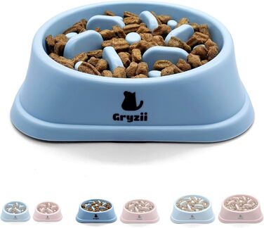 Антишвидкоїжка для собак великих порід | Повільне та здорове харчування, Slow Feeder, сприяє травленню, запобігає блювоті, неслизький, миска для собак, великі та XXL породи