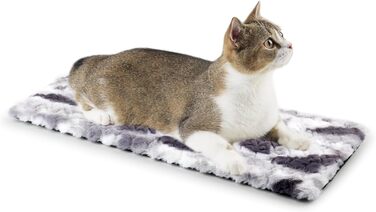 Кішка ліжко для вікна Petace, самонагріваюче, 90x28 см, сіре, м'який знімний чохол