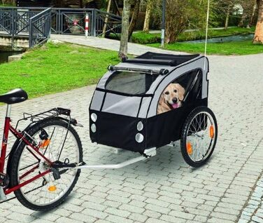 Тележка для собак TEFLON® до 40 кг - велосипедний причіп, функція візка для собак
