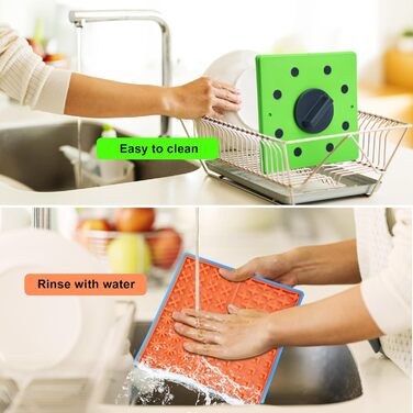 Килимок для годівлі собак у клітці, килимок для собак, годівниця з арахісової пасти, тренувальний килимок для цуценят, повільне годування (1 шт., помаранчевий) Помаранчевий/Західний колір у зигзаг (Sunset Chevron)