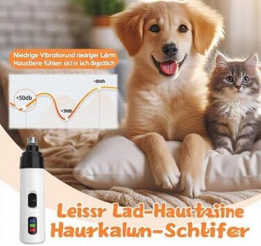 Триммер для собак FOGOIN Orthopfote Pro - професійний інструмент для догляду за кігтями, тихий, з регулюванням швидкості, для дому