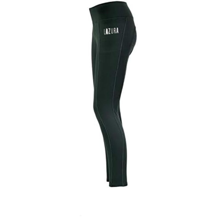 Лазура - зимові рейдінг-легінси для жінок та дітей Ліза | Термо-легінси для їзди верхи | з повним силіконовим захистом та кишенею для телефону | дихаючі зимові рейдінг-штани | екіпірування для верхової їзди в багатьох кольорах та розмірах (176, Зелений)