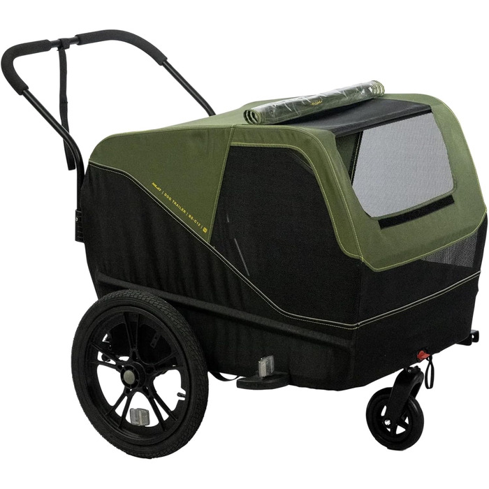 Причіп для собак XLC Dog Medium BS-C12 16' Moosgrün, 25кг, 3092004010