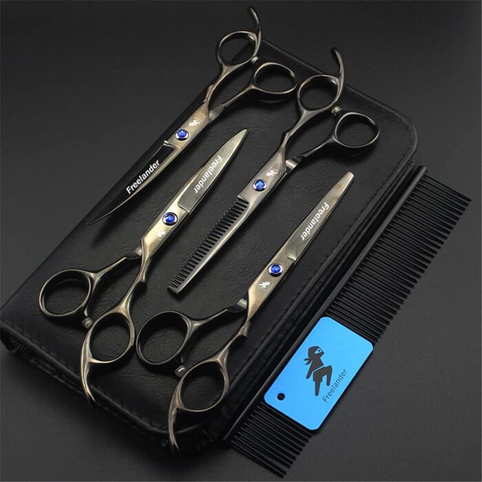 Набір професійних ножиць для грумінгу собак та котів, 6 дюймів, нержавіюча сталь