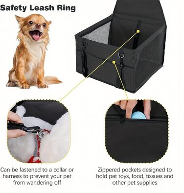 Автоматик для собак MENGQI - водовідштовхувальний, дихаючий, безпечний, для собак, миється, чорний