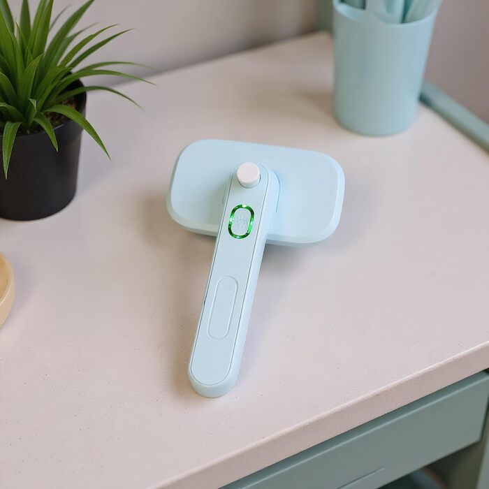 Щітка для вичісування шерсті тварин з автоматичним очищенням | Для собак, котів, цуценят | Видаляє підшерсток, масаж, догляд за шерстю