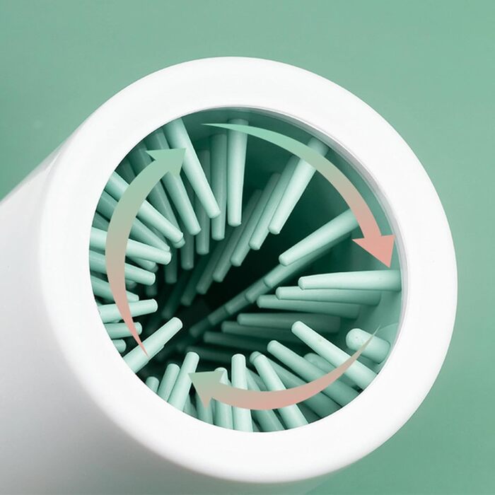 Миска для миття лап собак – силіконова миска для очищення лап з щіткою, мийка лап для домашніх тварин, для видалення бруду, мийка лап для собак маленьких, середніх розмірів