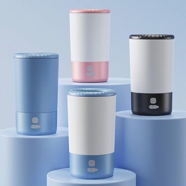 Автоматична мийка лап для собак AOOOWER: для малих, середніх та великих тварин, регулювання швидкості, біле/блакитне порошок