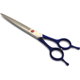 Професійні ножиці для грумінгу собак, 7,5 дюймів, прямі, преміум-сталь, для котів та маленьких собак, для стрижки та догляду, рожеві