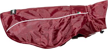 Водонепроникна куртка для собак CHIARA Finn, розмір XL (бордовий), з флісовою підкладкою, для будь-якої породи, з відбиваючими смугами