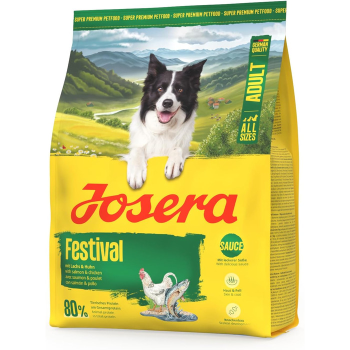 Сухий корм для вибагливих дорослих собак Josera Festival, 12.5 кг