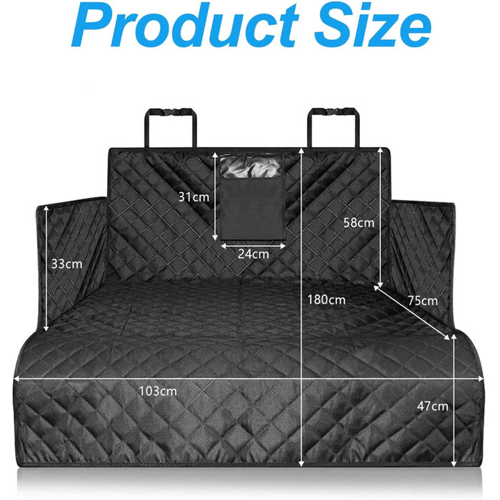 Захист для багажника автомобіля Traxenta: килимок для багажника, підстилка для собак, універсальний захист, подушка для багажника, для універсалів, мінівенів та SUV