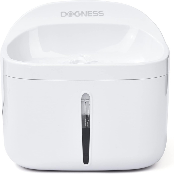 Автоматичний дозатор корму для собак DOGNESS 9L - програмований, з таймером, для великих собак, контроль порцій, білий/блакитний