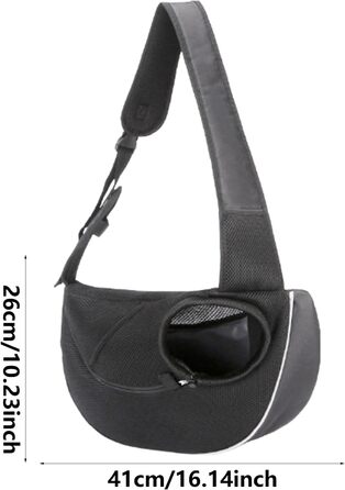 Сумка-переноска для собак та котів | Дихаюча тканина Оксфорд з сіткою | Зручна переноска для маленьких собак та кошенят | Складана переноска для подорожей з регульованим ременем