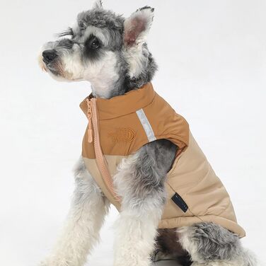 Теплий зимовий пуховик для собак з бавовни - комфортний та стильний, сірий, розмір M