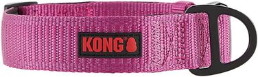KONG Max HD надміцний неопреновий нашийник для собак, м'яка підкладка, розмір L, рожевий
