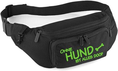 Сумка для ласощів для собак, сумка для доріг, чорна/зелена | Сумка для дресирування собак