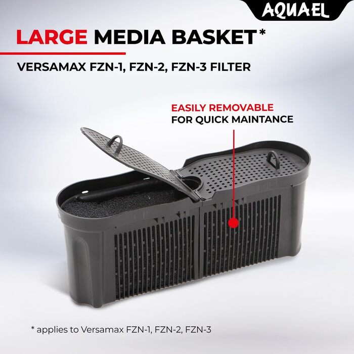 Фільтр для акваріума Aquael Versamax 500 л/год чорний