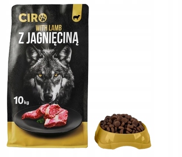 Сухий корм для собак CIRO KARMA з ягнятиною, 41% м'яса, 10 кг