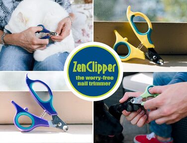 Zen Clipper когтеріз для собак з нержавіючої сталі, безпечний і тихий тример для кігтів, 3 мм отвір