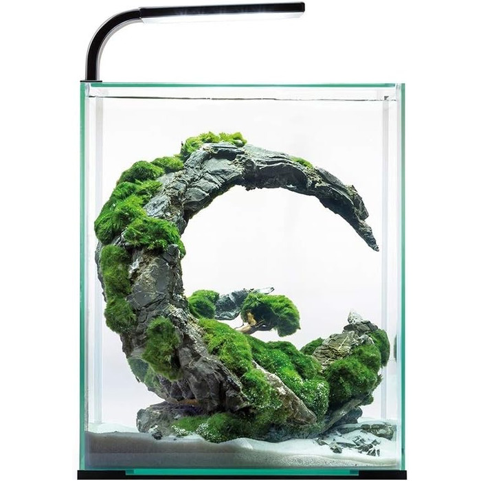 Акваріум Aquael Shrimp Set Day&Night 30 л чорний, для креветок, LED освітлення, 6.05 кг