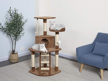 Когтеточка для котів Go Pet Club, 120 см, коричнева