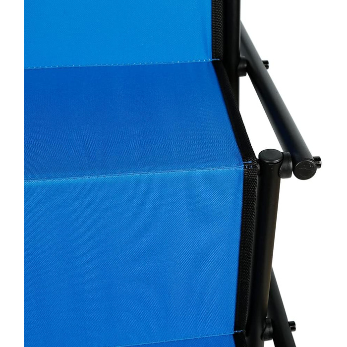 Сходинка для собак - пандус для автомобіля - регульована, складана, чорна/синя (139*45*76 см)