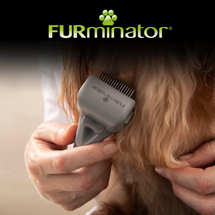 Furminator регульований вичісувач для собак та котів - безпечно та делікатно видаляє ковтуни з шерсті