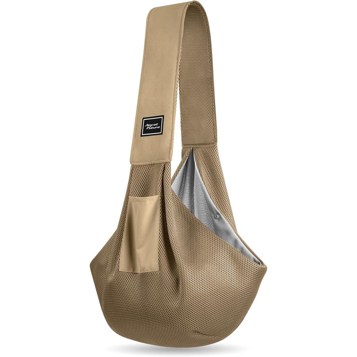 Сумка-переноска для собак та котів, ручна переноска для маленьких собак та кошенят, туристична переноска для цуценят, (Хакі)