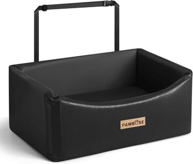 Автокрісло для собак, переноска для собак великих порід (до 25 кг) з ременем безпеки, водонепроникне автоліжко для тварин