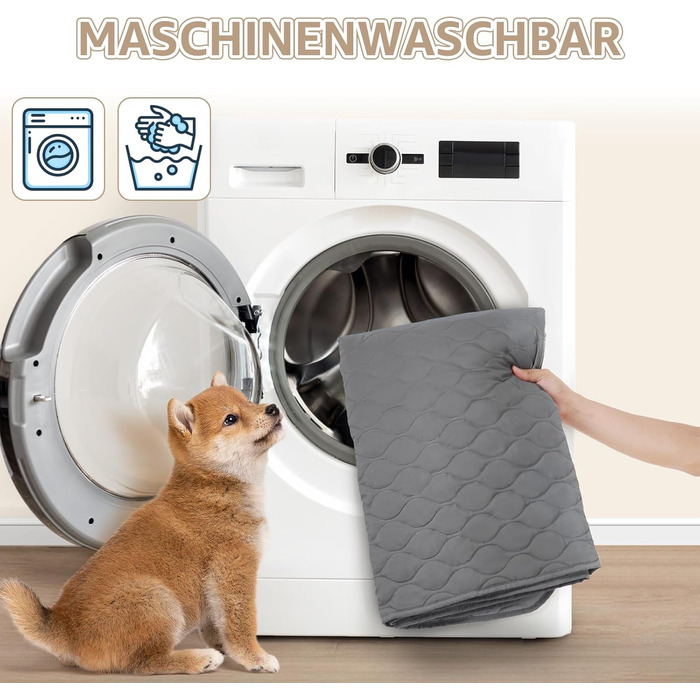 Водонепроникний килимок для собак PICK FOR LIFE: м'який, двосторонній, 137x208 см