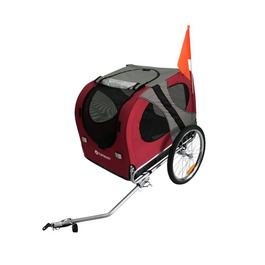 Причіп для собак Starline Original M - Червоний - Складаний - Причіп для собак, велосипедний причіп для собак до 30 кг