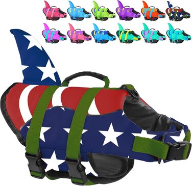 Жилет для собак Shark Fin від Fragralley: безпечне плавання та водні розваги