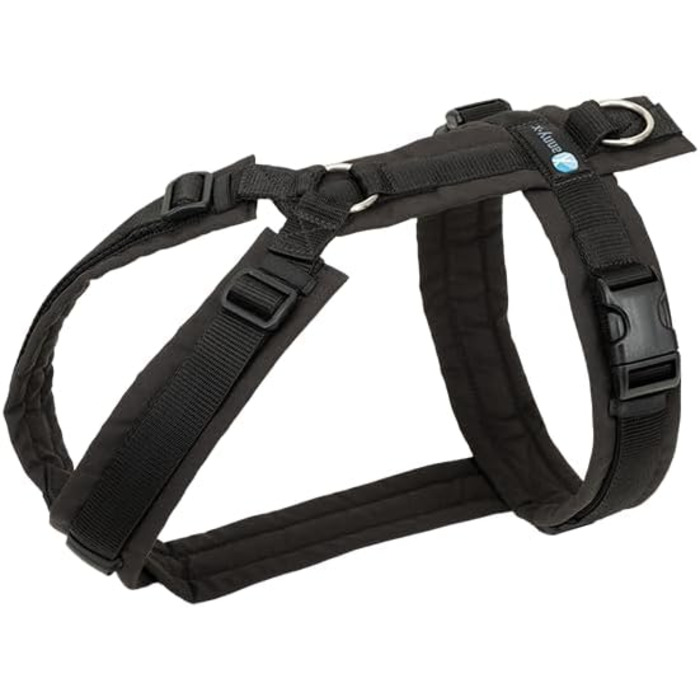 Шлейка для собак Anny-X Brustgeschirr Fun, чорного кольору, розмір L (обхват грудей 78-96 см)