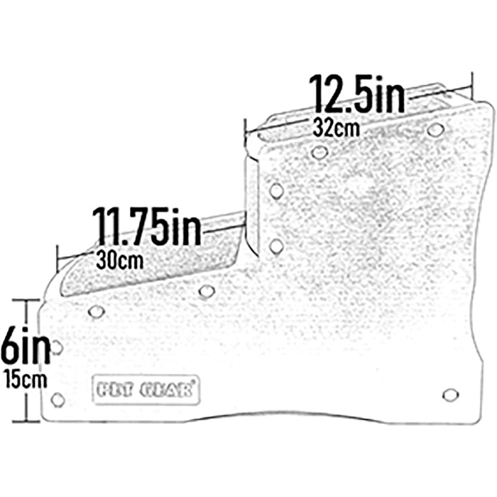 Драбина для тварин Pet Gear Easy Step II, 2 сходинки, екстраширока, до 90 кг, для собак і котів, знімний та миючий килимок, легка збірка, колір еспресо