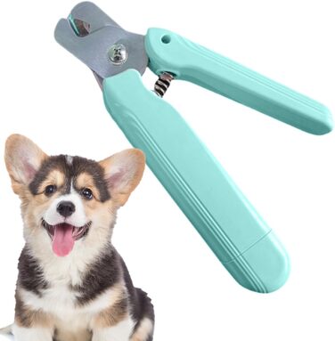 Електричний триммер для собак та котів 2-в-1 з LED-підсвічуванням | Безпечна насадка, перезаряджуваний, зелений | Аксесуар для догляду за тваринами