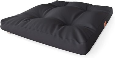 Килимок для собак Knuffelwuff Gatsby з оксфордської тканини, 110 x 89 см, чорний. Нековзна підкладка, легко чистити. Підходить для великих, середніх та малих собак. Розміри: 110 x 89 x 15 см