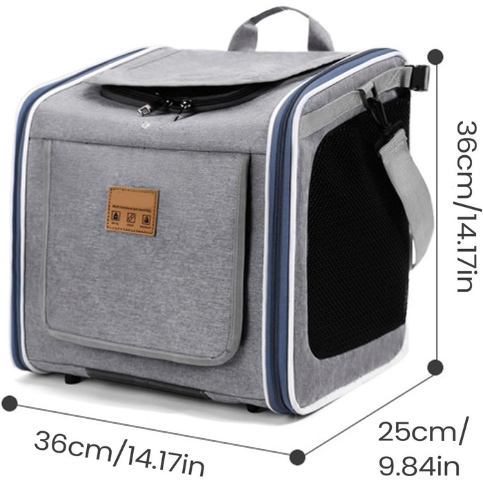 Зручний велосипедний кошик для собак та котів: складаний, портативний, для прогулянок та подорожей