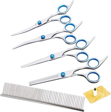Набір професійних ножиць для грумінгу собак та котів, 6 дюймів, нержавіюча сталь